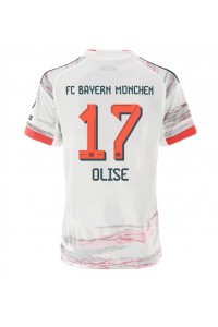 Bayern Munich Michael Olise #17 Fotballdrakt Borte Klær Dame 2025-26 Korte ermer